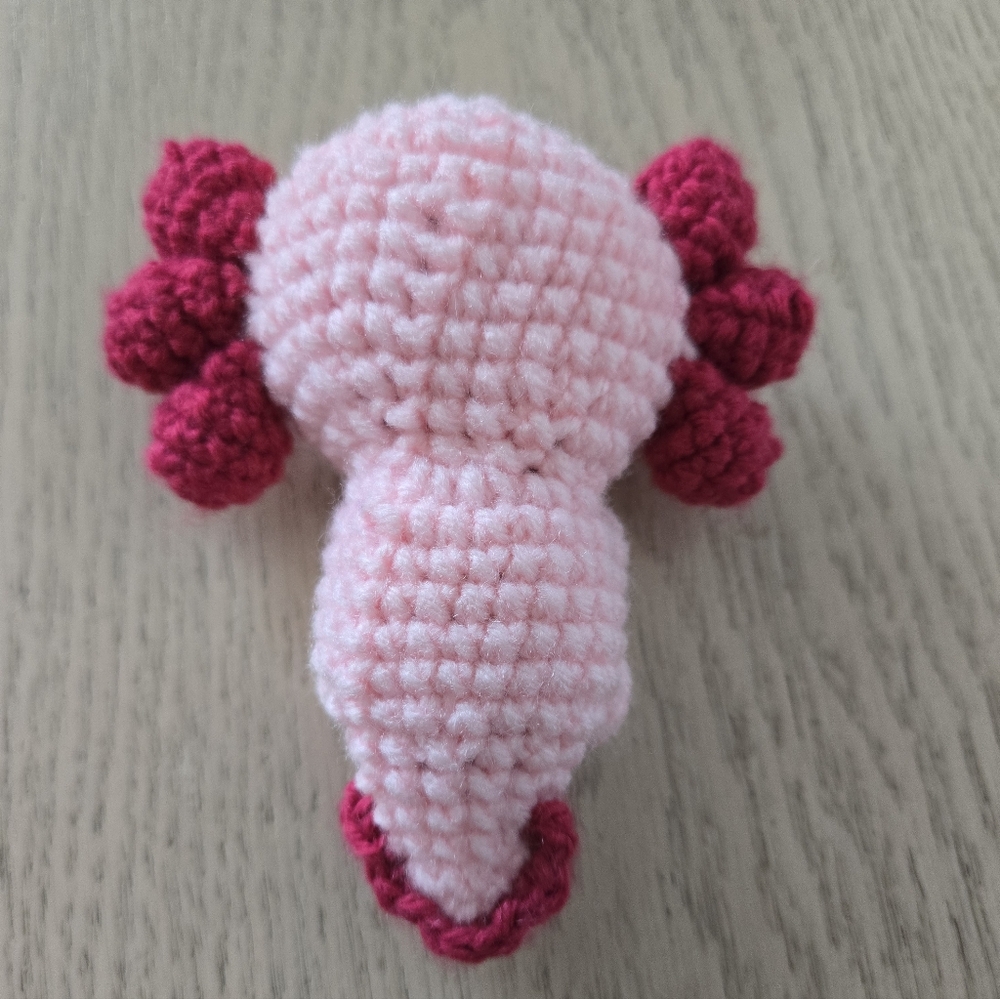 Crochet Axolotl - Picture 3 of 3